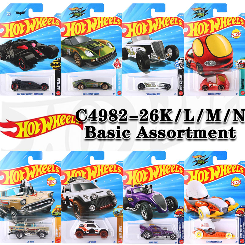 Die Cast Car 1 64 - Koleksi Hot Wheels C4982-2026, Model Mobil