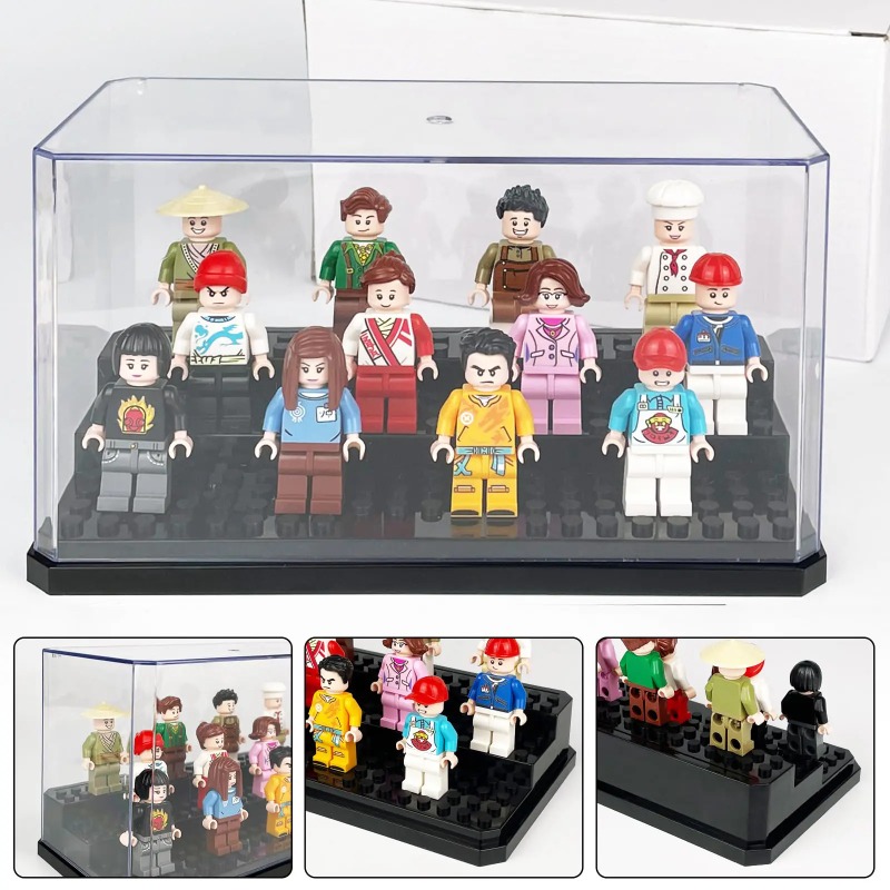 Lego Minifigure Holder - Kotak Display Minifigur Akrilik, Kotak Display