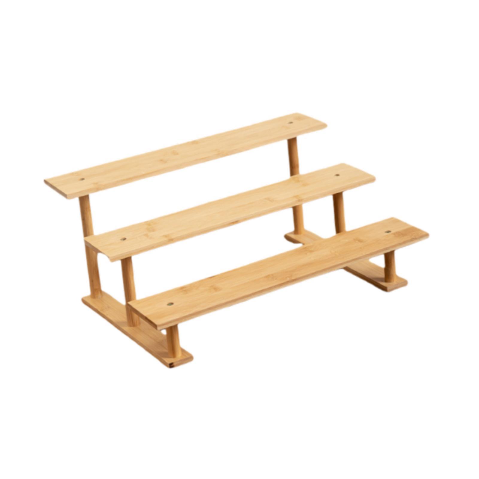 Rak Penyusun Perhiasan Kayu un - Display Risers Set ulasan dan harga