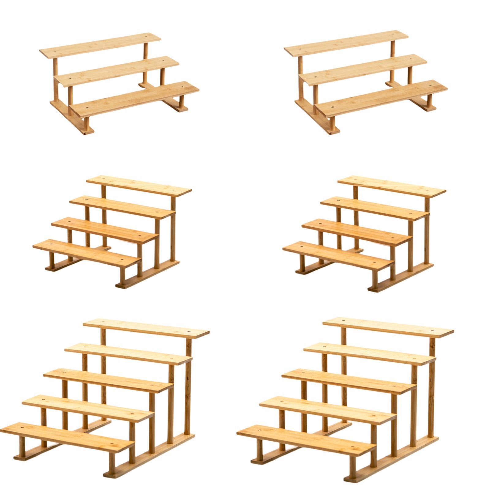 Rak Penyusun Perhiasan Kayu un - Display Risers Set ulasan dan harga