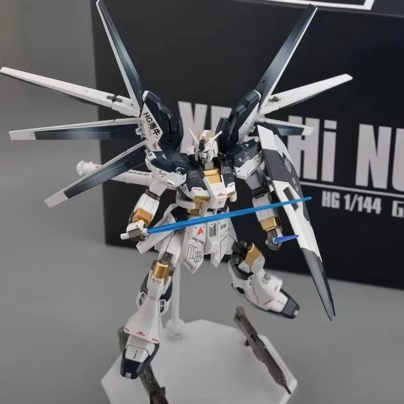 Hi-ν Hi Nu GPB Warna HG 1/144  - Bandai Model Gundam Hg ulasan dan harga
