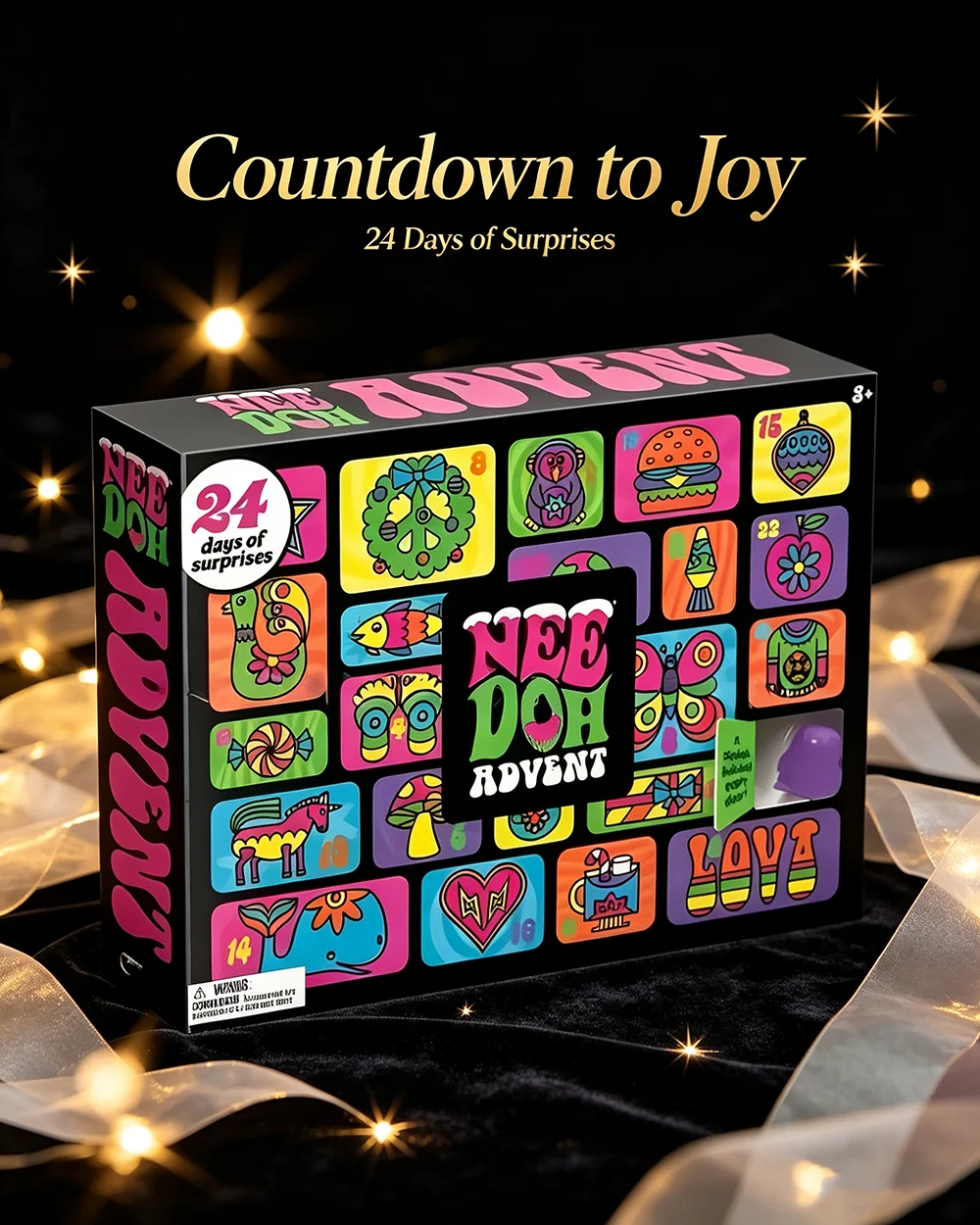 Kalender Advent NeeDoh 2026, H - Mystery Box Blind Bag ulasan dan harga