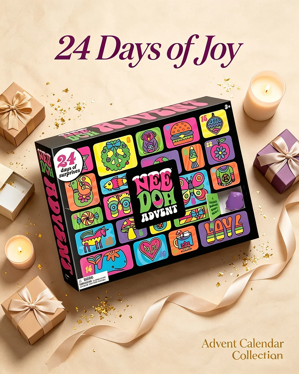 Kalender Advent NeeDoh 2026, H - Mystery Box Blind Bag ulasan dan harga