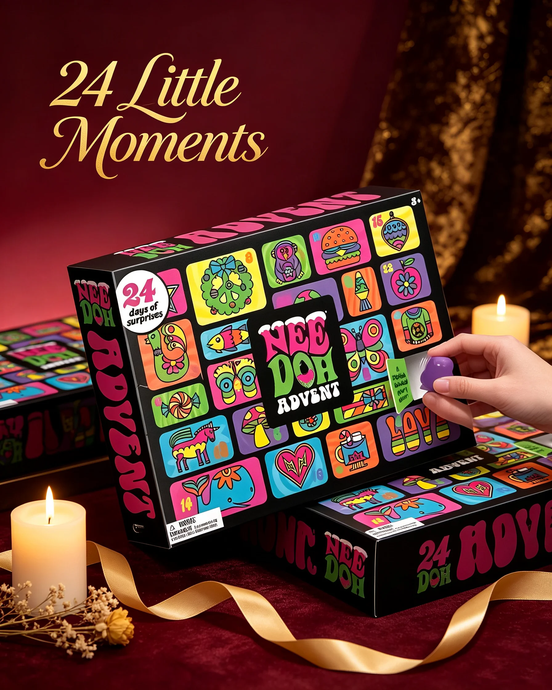 Kalender Advent NeeDoh 2026, H - Mystery Box Blind Bag ulasan dan harga