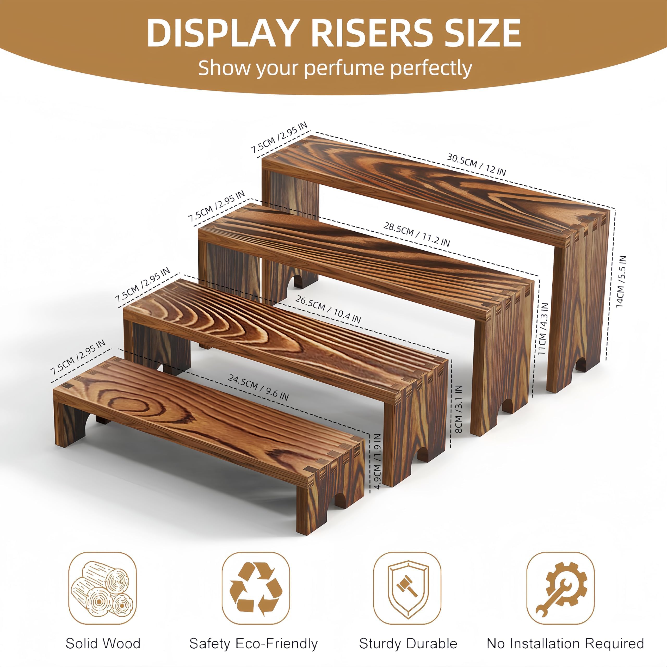 2 Set Rak Pajangan Bertingkat  - Display Risers Set ulasan dan harga